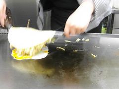 Okonomiyaki, process 7
