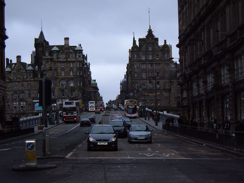 the streets of Edinburgh