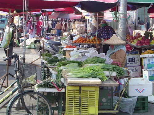 Part of a morning market