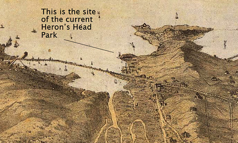 1868 Goddard panorama of SF snippet