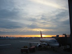 Sunset from MSP gate G14