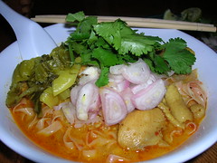 Khao Soi: finished dish