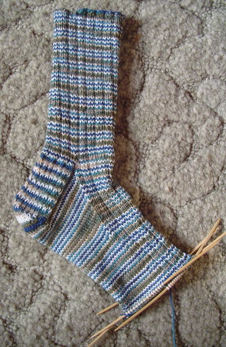 Lorna's Laces sock, Feb. 7, 2006