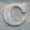 Cast Iron Capital Letter C (North Scituate, RI)
