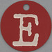 pink tag letter E