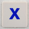 hangman tile blue letter X