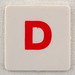 hangman tile red letter D