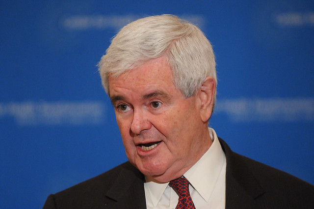 newt gingrich young. Newt Gingrich 2012