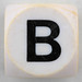 Boggle black letter B