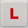 hangman tile red letter L
