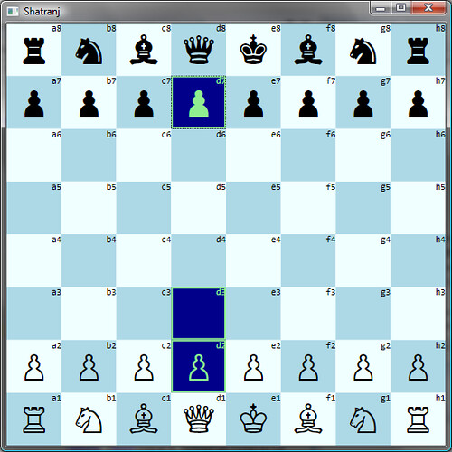 ChessBoardWith3GroupsOfRadioButtons