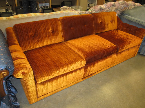 ORANGE couch