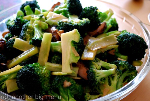 Meal with friends - Stir fried brocolli