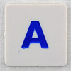 hangman tile blue letter A
