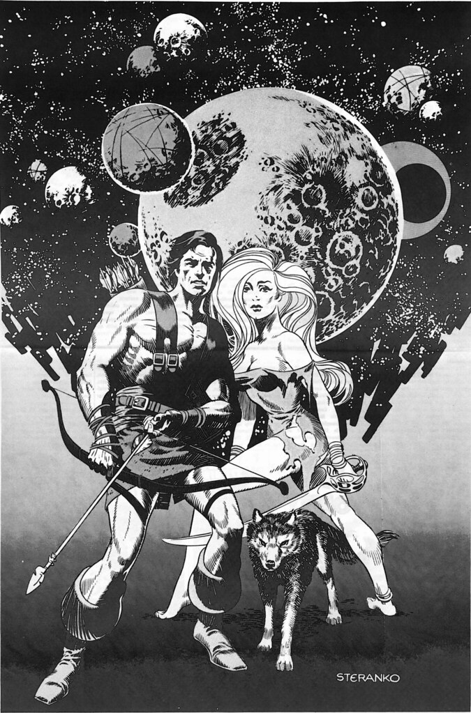 Steranko Interplanetary warriors MediaScene 10 1974
