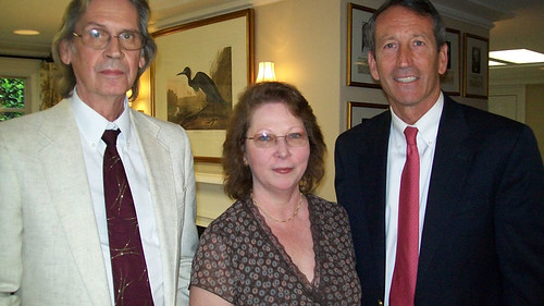 Jani & Ann Ubelis with Governor Sanford