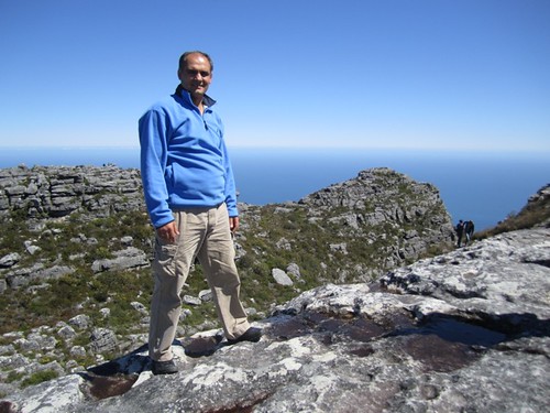 Vasile Filat pe Table Mountain