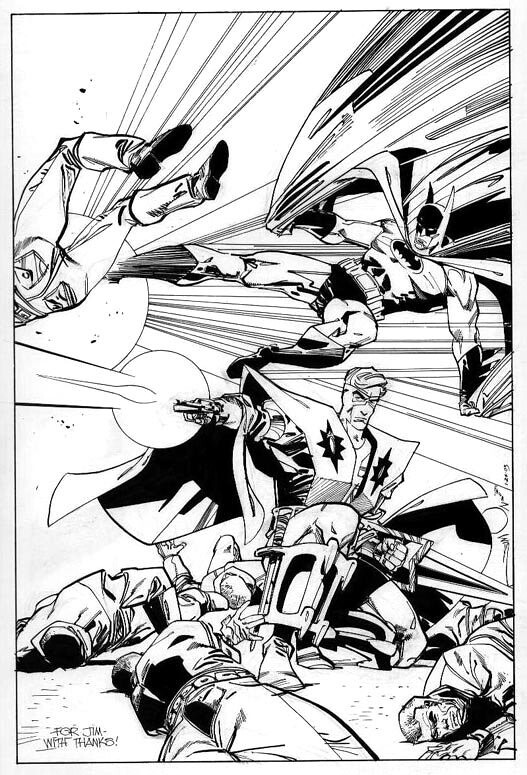 Walt Simonson Batman Manhunter Detective Comics 443 for Jim Warden ComicArtFans