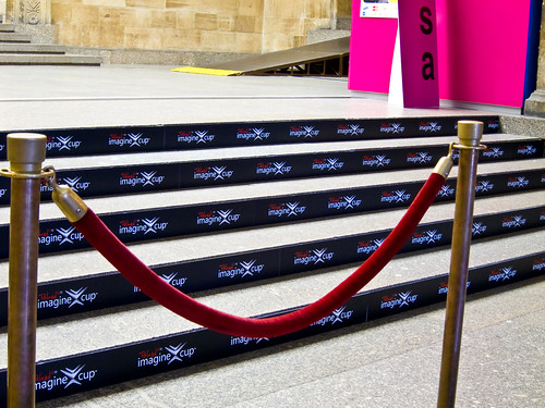 Imagine Cup Poland Branded Stairs