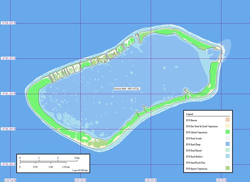 Orona Atoll - Map