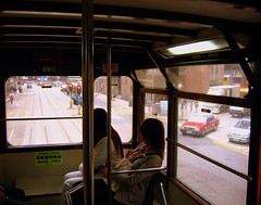 Inside The Doble Decker Tram