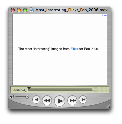 Most Interesting Flickr Photos Feb 2006 Video