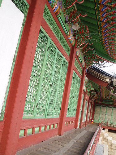 A veranda of Daejojeon, Changdeokgung Palace
