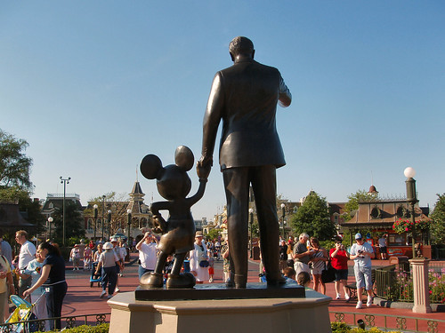 Goodbye from Walt and Mickey
