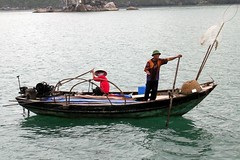 Fishing in Halong Bay