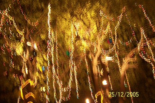 The Lights at Connaught Place -- Christmas 2005