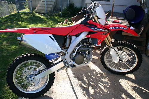 A little different than what most of you guys have got, a 2005 Honda CRF 