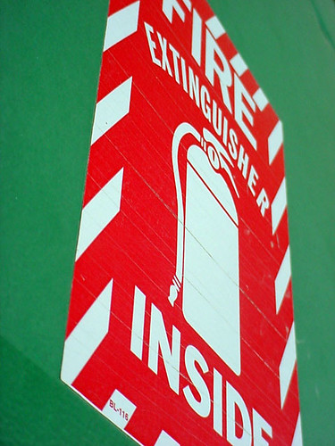 Fire Extinguisher Sign 118