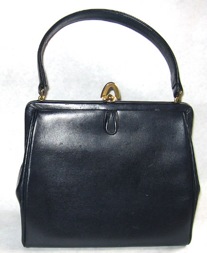 Coquette NY Navy Leather Purse