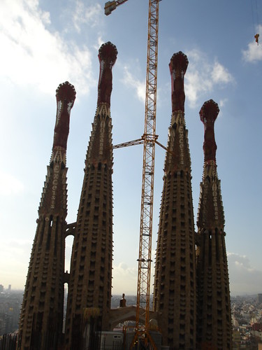 Sagrada Familia under renovation