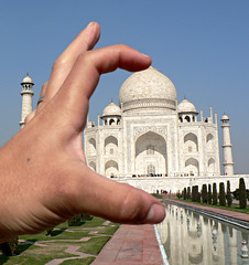 Crushing the Taj Mahal with One Hand