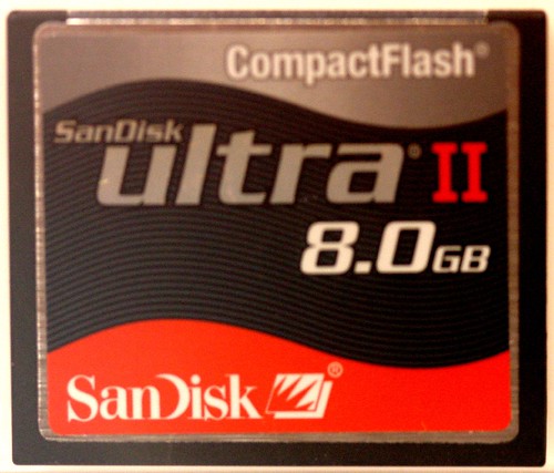 San Disk Ultra II 8.0 Gig Flash Card