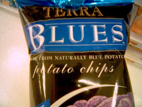 Blue potatoes!