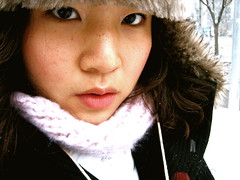 Me during 1st Day of Snow in Beijing
