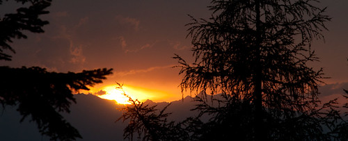 Sonnenuntergang am Kuhleger