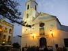 El Salvador Church at dusk