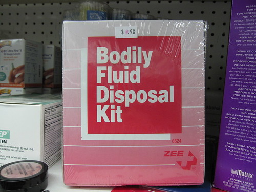 body fluid disposal kit, a must for every home