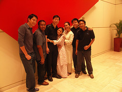Gubra - Alan, Sharifah and Yasmin, with mX Crew