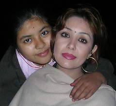 Karishma With Her Daughter