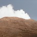 The vulcano ETNA erupting steam