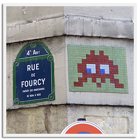 Space invader in Paris