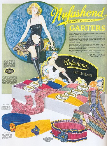 Nufashond Garters ad, 1925