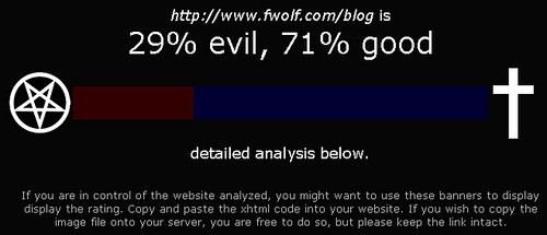 你的网站是evil还是good？