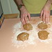 Ginger Snaps - dividing dough