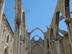 Remains of the cathedral at Lisbon