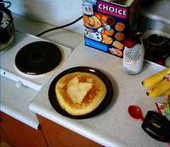 heart pancake